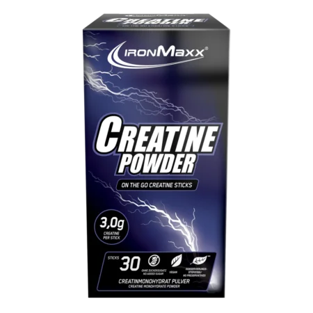 IronMaxx Creatine Powder - aukščiausios kokybės grynas kreatino monohidratas