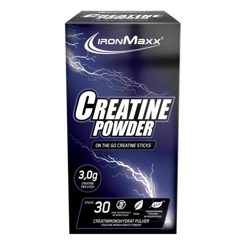IronMaxx Creatine Powder - aukščiausios kokybės grynas kreatino monohidratas