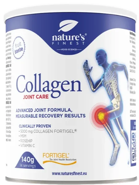 Maisto papildas „Nature's Finest“ kolagenas JOINT CARE. Vaisių skonio. Su Fortigel® kolageno peptidais