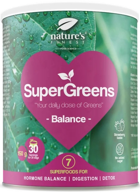 „Nature's Finest“ ekologiškas supermaisto mišinys hormonų balansui. Tai skanus ir lengvas būdas papildyti organizmą naudingosiosmis maisto medžiagomis ir padėti jam atrasti balansą įtemptoje kasdienybėje.