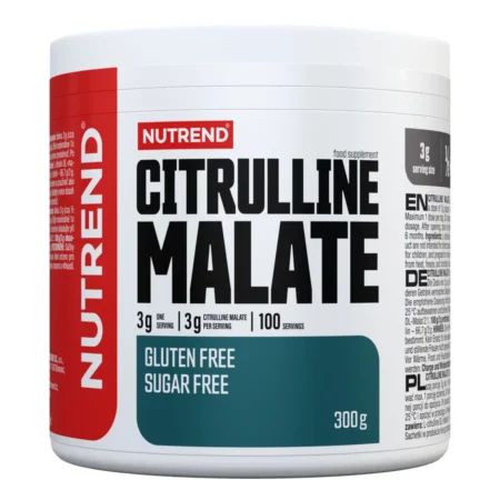 Nutrend Citrulline Malate – tai efektyvus prieštreniruotinis produktas
