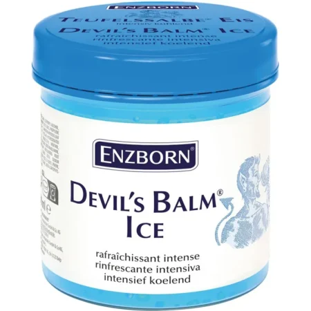 ENZBORN Devil’s Balm Ice yra intensyviai vėsinantis priežiūros gelis su gulsčiojo inkaruočio šaknų ektraktu ir mėtų aliejumi. Intensyvus ir ilgalaikis šalčio pojūtis pagrįstas specialia kompozicija su mentoliu ir mėtų aliejumi. Naudojant kartu su aplikaci