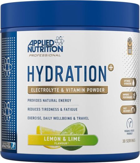 Applied Nutrition Hydration+ Powder yra aukščiausios kokybės priedas