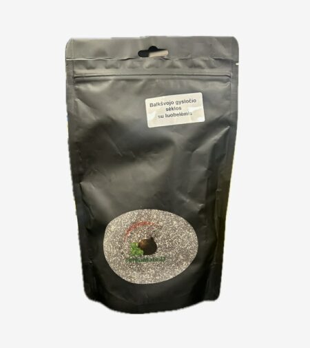 Balkšvojo gysločio sėklose ir luobelėse yra medžiagų