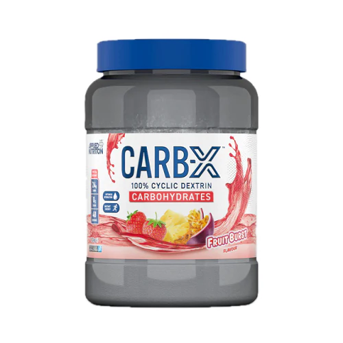 „Carb-X™“ – šakotosios grandinės cikliniai dekstrino angliavandeniai („Cluster Dextrin®“) yra labai tirpūs ir suteikia greitą energijos šaltinį.