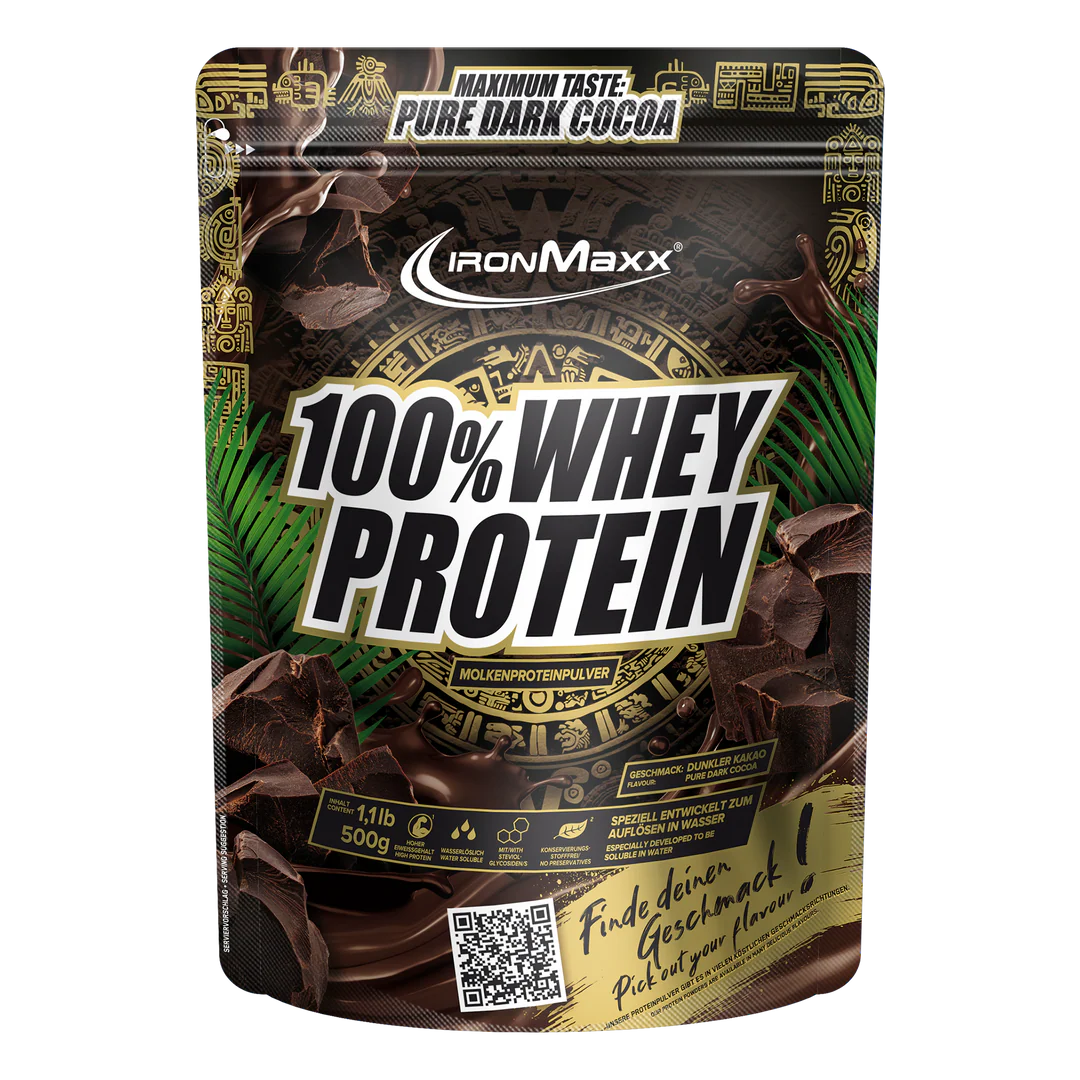 Mūsų 100 % išrūgų baltymų kokteilis su grynos tamsios kakavos skoniu yra vienas populiariausių kokteilių raumenų auginimui ir dietai. Nenuostabu – iki 80 % baltymų