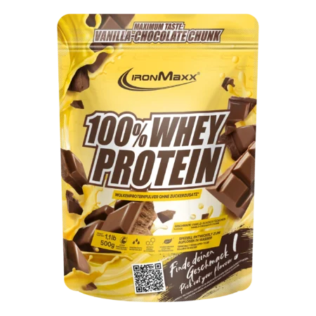 „IronMaxx® 100% Whey Protein“ yra vienas populiariausių baltymų kokteilių raumenų augimui